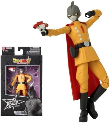 Bandai - Dragon Ball Super Super Hero - Figurine Dragon Star 17 cm - Gamma 1 - Licence Officielle Dragon Ball - Figurine articulée Gamma - Jouet Enfant 4 Ans et + - 40722