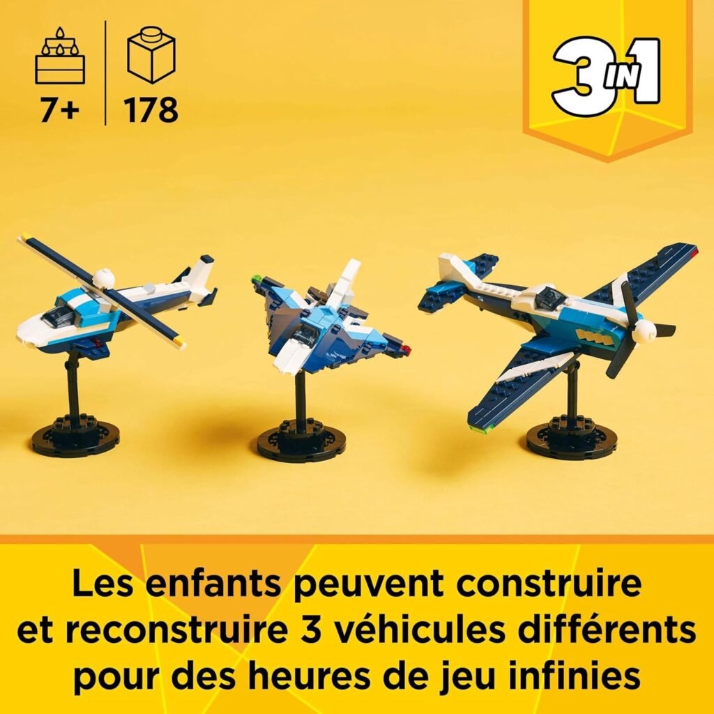 avion de course, avion à réaction, hélicoptère