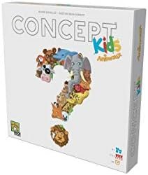 Asmodee - CONCEPT KIDS - Jeu de Société pour Enfants dès 4 Ans - Jeu Éducatif et Ludique - Cartes illustrées - Stimule Créativité & Communication - 2 À 12 Joueurs - En Français - Repos Production