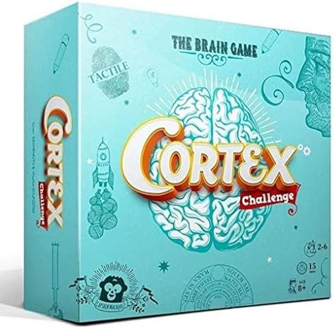 Asmodee - CORTEX CHALLENGE - Jeu de Société Familial et Ludique pour Adultes & Enfants dès 8 Ans - Développez Votre Mémoire et Réflexion - 2 à 6 Joueurs - 15 Min - En Français - Zygomatic