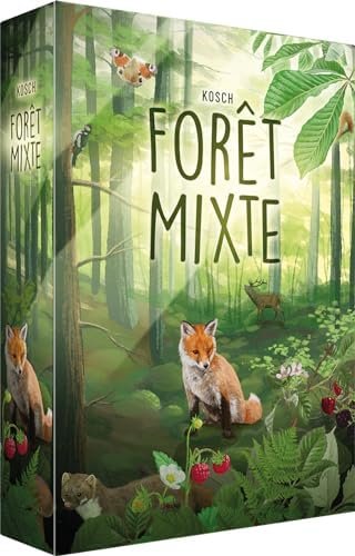 Asmodee Lookout Games Forêt Mixte - Jeu de Société - Jeu de Cartes - Jeu Famille et Enfant à partir de 10 Ans - De 2 à 4 Joueurs - Version Française