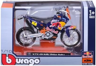 Bburago Maisto France 51070 Moto KTM RedBull - Echelle 1/18 - Modèle Aléatoire B18-51072, Trié