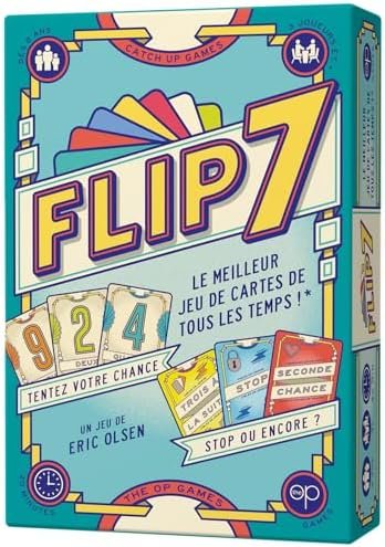 Catch Up Games- Flip 7 Jeu de société, CAT100FL