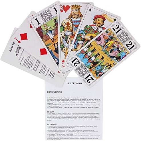 Jeu de tarot 78 cartes plastifiées avec NOTICE DE JEU