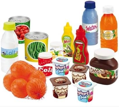 Jouets Ecoiffier - 2644 - Pack Drive 100 % Chef - Imitations d'aliments pour enfants - 20 pièces - Dès 18 mois - Fabriqué en France