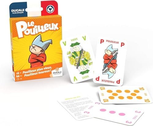 La Ducale - Le Pouilleux Junior - Jeu de cartes enfant et famille - 2 à 6 joueurs - à partir de 6 ans