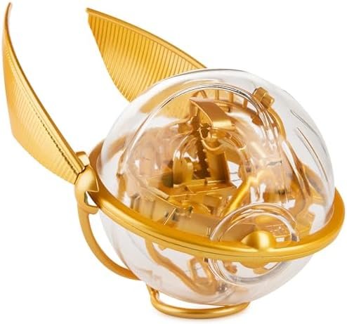PERPLEXUS - HARRY POTTER VERSION VIF D'OR - Parcours Labyrinthe 3D 30 Défis - Jouet Perplexus Harry Potter - Jeu d'Action et Réflexe - Casse tete enfant - Vertus Pédagogiques - Jeu Enfant 8 Ans et +