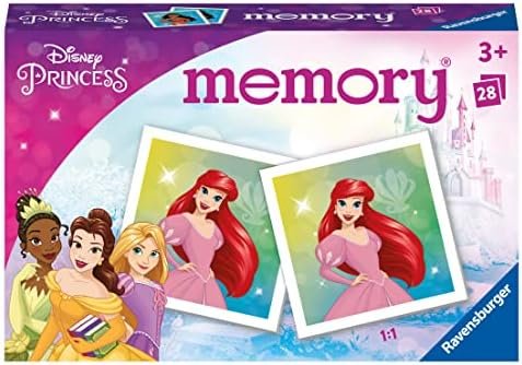 Ravensburger - Jeu Educatif - Memory® - Disney Princesses - Un Premier Jeu éducatif mêlant Observation, Association et mémorisation - A partir de 3 Ans - 20978
