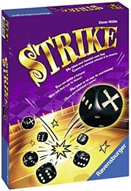 Ravensburger - Strike - Jeu d'ambiance - Jeu de dés - Famille ou Entre Amis - de 2 à 5 Joueurs - à partir de 8 Ans - Mixte - 26572 - Version française