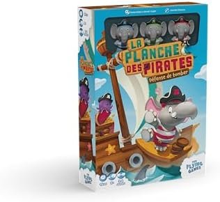 The Flying Games La Planche des Pirates Blackrock Games - Jeu de société Enfants - 5 Ans et + - Jeu de Stop ou Encore