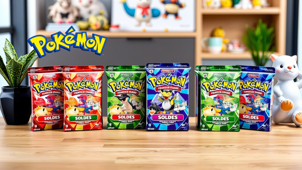 Boosters Pokémon en promotion, idéal pour trouver des offres intéressantes.