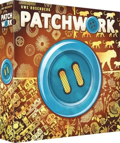 Asmodee Lookout Patchwork 10ème Anniversaire - Jeux de société - Jeux de Plateau - Jeu Enfants, Adultes et Famille - A partir de 8 Ans - 2 Joueurs - 30 Min - Version Française