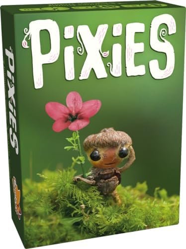 Asmodee - PIXIES - Jeu de Société Stratégique pour Adultes & Enfants dès 8 Ans - Jeu de Cartes à Jouer en Famille ou Entre Amis - 2 à 5 Joueurs - 20 à 30 Min - En Français -Bombyx