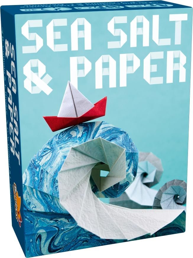 Asmodee - Sea, Salt & Paper - Jeu de Société Captivant pour Enfants dès 8 Ans - Jeu de Cartes - pour Les Amateurs de Jeux Stratégiques - Partie de 30 Min - 2 à 4 Joueurs - Version Française - Bombyx