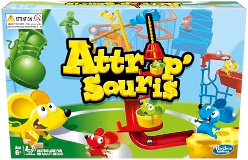 Attrap'souris, Jeu de Plateau pour Enfants dès 6 Ans, Installation Plus Facile Que dans Les Versions précédentes