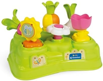 Clementoni - Mon Premier Jardin - 10 Mois + - Jouet d’Éveil Bébé - Apprentissage Formes et Couleurs - Coordination Œil-Main - Activité Sensorielle Bébé - Idee Cadeau Enfant - Fabriqué en Italie