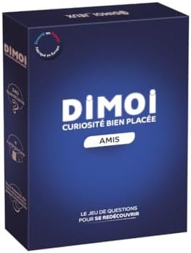Dimoi Amis - Jeu de Cartes - 240 Questions audacieuses pour se redécouvrir Entre Amis et approfondir Ses Relations - Idée Noël