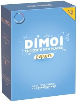 Dimoi Jeu de Cartes Parents - Enfants - 240 Questions Originales pour créer des échanges passionnants et positifs Entre Parents et Enfants - Idée Cadeau Parfait