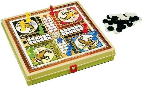 Dujardin – Coffret 8 jeux – Jeux de société – Jeu plateau – Retrouvez 8 jeux culte en 1 coffret – A jouer seul ou entre Amis – Jeux classiques – 2 à 4 joueurs – Dès 6 ans