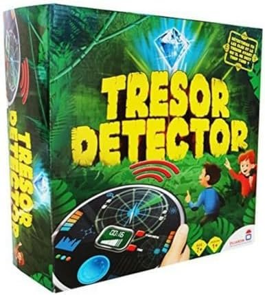 Dujardin – Trésor Detector – Jeu de société – Jeu d’action – Retrouvez le trésor grâce au détecteur – A jouer seul ou entre Amis – Jeu enfant – 1 joueur et plus – Dès 7 ans, Noir