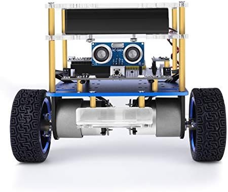 ELEGOO Kit de Voiture Robot Auto-équilibrée Tumblr Compatible avec Les Kits Arduino, STEM Jouets STEM pour Enfants