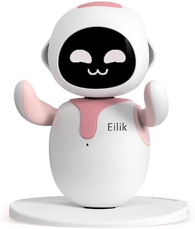 Eilik Rose - Robot de Compagnie pour Les Enfants et Les Adultes : Votre Partenaire Interactif avec des Mises À Jour Constantes, Débordant d’émotions, Un pour Garçons et Filles
