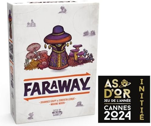 Faraway - Jeu de société - 10 Ans et Plus - As d'or Jeu de l'année initée 2024-2 à 6 Joueurs - stratégique et Tactique - idéal Entre Amis - Blackrock Games