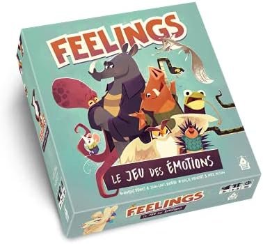 Feelings - jeu de société - 8 ans et plus - émotions - coopératif - jouer en famille - entre amis - à l'école - discusssions et ambiance - Act in games