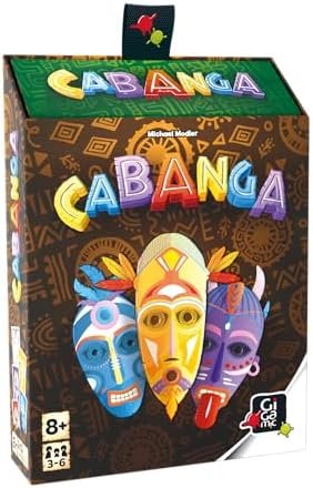 GIGAMIC - CABANGA - Jeu de Cartes stratégique aux Parties animées - Parties Rapides Entre Amis ou en Famille - De 3 à 6 Joueurs - Dès 8 Ans !