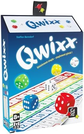 Gigamic- Jeu de Dés-Qwixx, 8 ans to 99 ans, JNQX