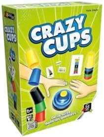 Gigamic- Jeu de Réflexe-Crazy Cups, 6 ans to 99 ans, AMHCC