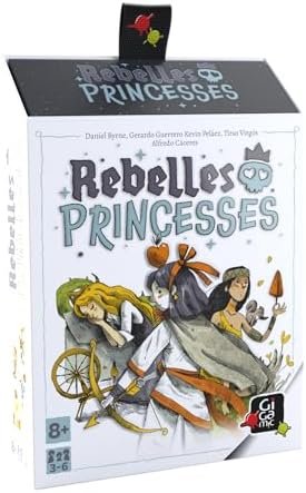 Gigamic - Rebelles Princesses - Le Jeu de Plis décalé - De 3 à 6 Joueurs - Dès 8 Ans
