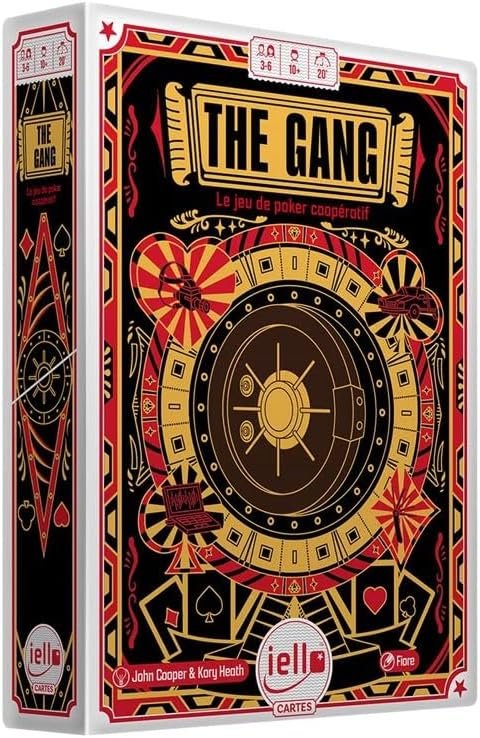 IELLO The Gang – Le Poker coopératif pour Le Casse du siècle ! Alliez stratégie et Coordination façon Texas Hold’em – sans Bluff, mais avec Tension et Esprit d’équipe garantis.