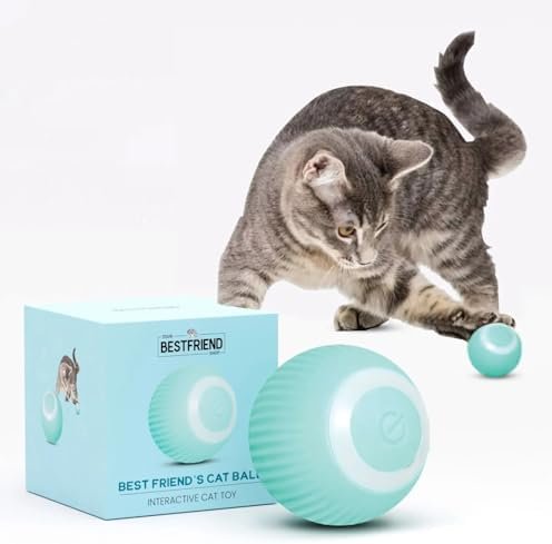 Jeux pour Chat | Jouet Chat Interactif | Jouet Chat Qui Bouge Seul | Balle pour Chat Qui Roule Toute Seule | Jouet Chat Intérieur | Balle Interactive Chat | Jeu Chat Autonome | Balle Chat Automatique