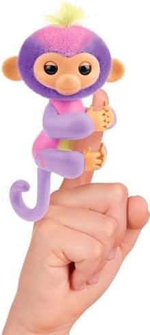 Lansay - FINGERLINGS - Magic Moods Elise - Accroche Ella à Ton Doigt - Son Cœur S'allume Selon Ton Humeur - Communique avec 70 Sons et Réactions - Piles Incluses - Jouet Interactif dès 7 ans