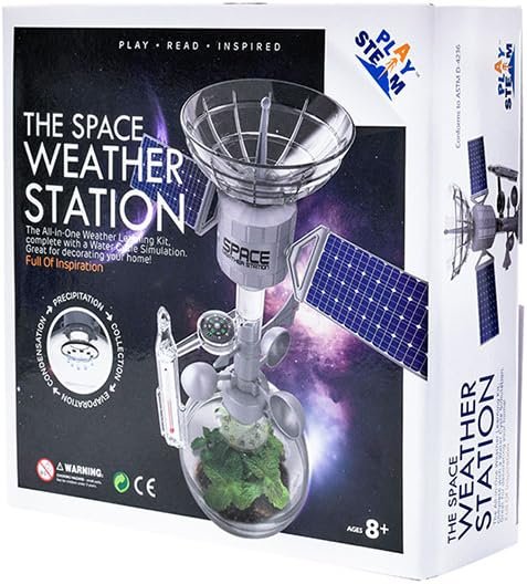 PLAYSTEM Kit de Station météo – Changement Climatique, réchauffement Mondial, Laboratoire – Jouets éducatifs pour Enfants et Adolescents, Filles et garçons