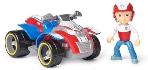 Paw Patrol - Pat Patrouille - Véhicule Figurine Ryder - Voiture Figurine À Collectionner - Pat Patrouille Jouet - Plastique Recyclé - Voiture Enfant - Jouet Enfant 3 Ans Et +