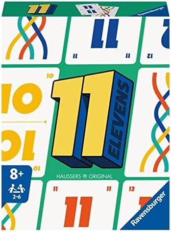 Ravensburger - Elevens - Jeu Accessible pour Toute la Famille - Jeu de Cartes et de Pose - 2 à 6 Joueurs dès 8 Ans - Mixte - 20 952 - Version française