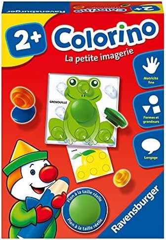 Ravensburger - Jeu Educatif - Colorino La Petite Imagerie - Jeu d'apprentissage des Couleurs et Manipulation - Motricité et créativité - A partir de 2 Ans - 20797 - Version française