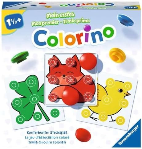 Ravensburger Papillon 25981 Mon Premier Colorino éducatif – Apprendre Les Couleurs Devient Classique du Jeu pour Les Enfants à partir de 1,5 Ans, 20981, Transparent, Mittel