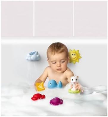 Sophie la Girafe - Le Monde Marin avec Sophie la Girafe - Jouet de Bain - Coffret de 7 Pièces - Jouet d'Eveil