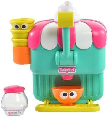 Toomies Atelier Glaces de Bain pour Bébé Et Tout-Petits, Jouet d'imitation sur la Fabrication de Glaces, Jouet de Bain pour Enfants Adapté aux garçons et Filles de 18M et 2, 3 et 4 Ans