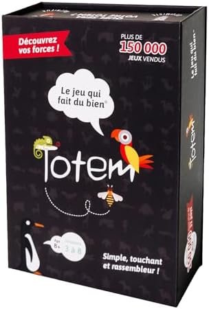 Totem - Le Jeu Qui Fait du Bien - Jeu d'Estime de Soi pour Le Team Building, Famille/Amis et Le Coaching (Edition Française - Boîte 2023), SSQ1-TOTEM