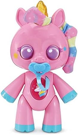 VTech - Lovelies - Emmy, Ma Poupée Licorne Magique - Jouet Licorne Rose avec Son Sac - 3/8 Ans - Version FR 518155 Multicolore
