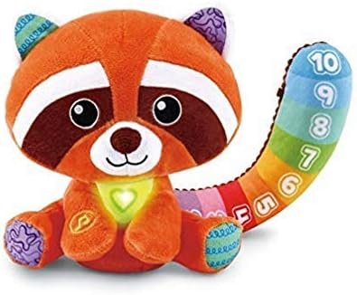 VTech - Noa Compte avec Moi, Peluche Panda Roux Interactive et Musicale, Découverte des Chiffres, des Couleurs, des Émotions, Jouet d'Éveil Sensoriel, Cadeau Bébé Dès 6 Mois - Contenu en Français