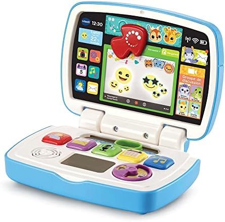 VTech – Baby Ordi des Découvertes, Ordinateur Bébé, Jouet Éveil – 12/36 Mois – Version FR