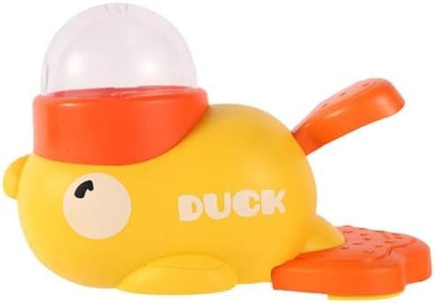 Yaoliucp Jouet, Jouet de Distributeur pour Chiens, mangeoire interactif en Forme de Canard, Distributeur friandises pour Animaux Compagnie Facile à Nettoyer avec 3 couvercles Prises céréales