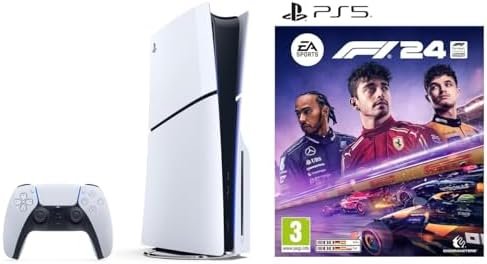 Console PlayStation 5 Edition Standard Slim + EA SPORTS F1 24 Standard Edition PS5 | Jeu Vidéo | Français