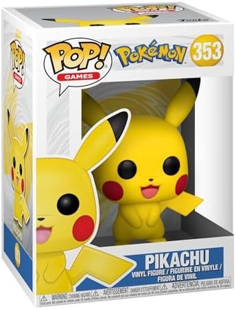 Funko Pop Games: Pokemon - Pikachu - Collectible Vinyl Figure - Gift Idea - Official Products - Toys for Children and Adults - Video Games Fans