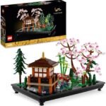 LEGO 10315 Icons The Peaceful Garden, Zen Botanical Gardening Kit for Adults with Lotus Flowers, Personalized Decoration, Inspired by Japanese Traditions, Gift for Women, Men